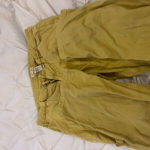 Garage yellow cargo jeans